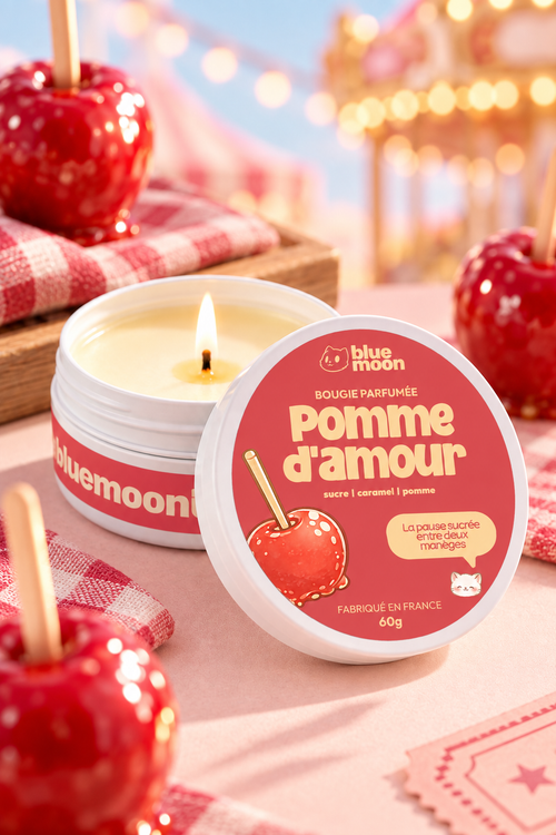 Bougie parfumée - Pomme d'amour