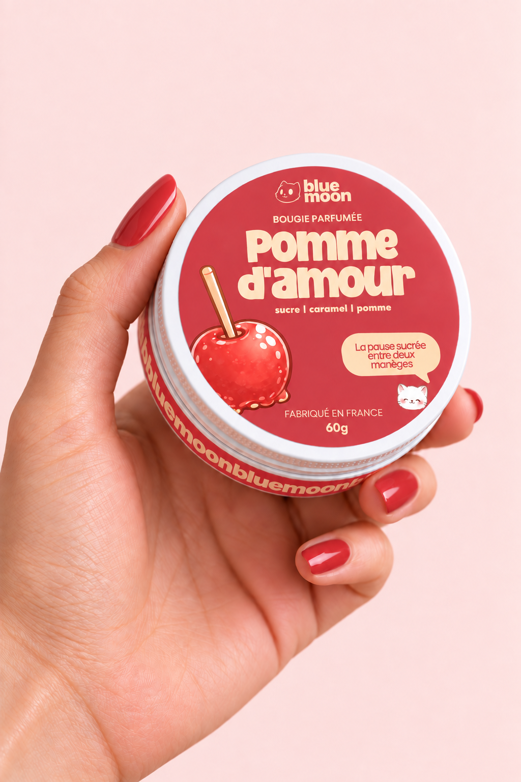 Bougie parfumée - Pomme d'amour