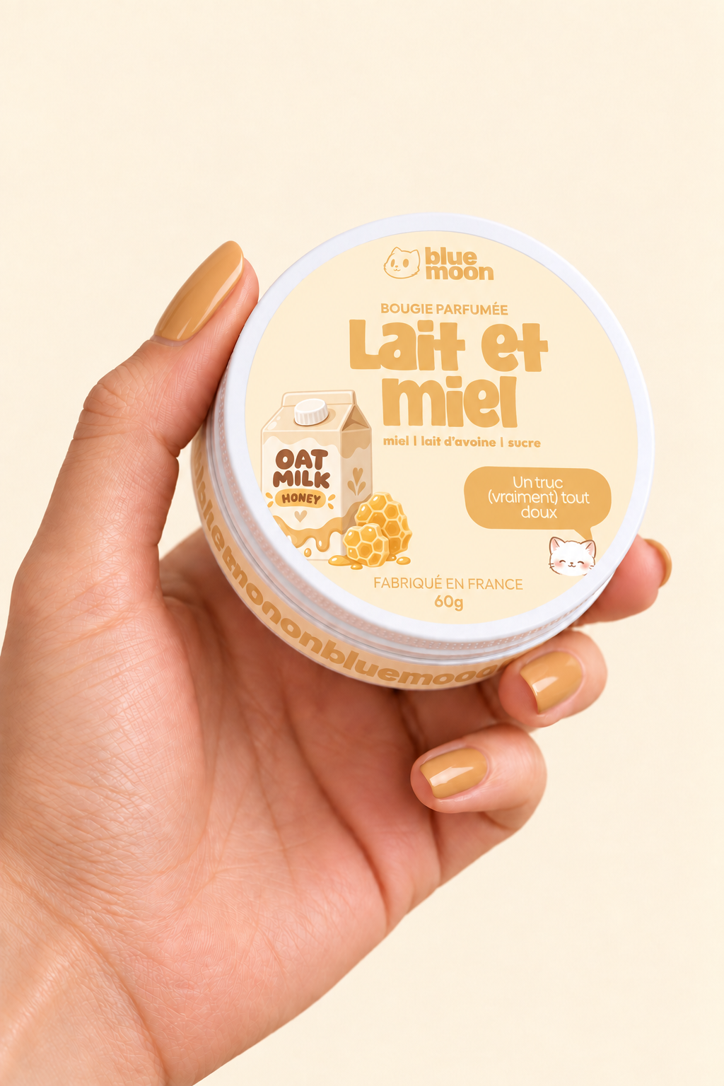 Bougie parfumée - Lait & miel