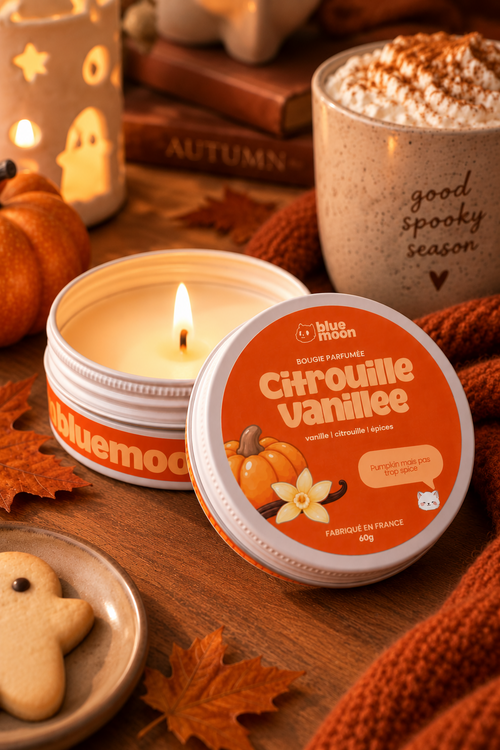 Bougie parfumée - Citrouille vanillée
