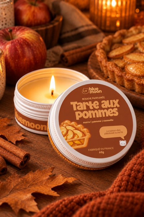 Bougie parfumée - Tarte aux pommes