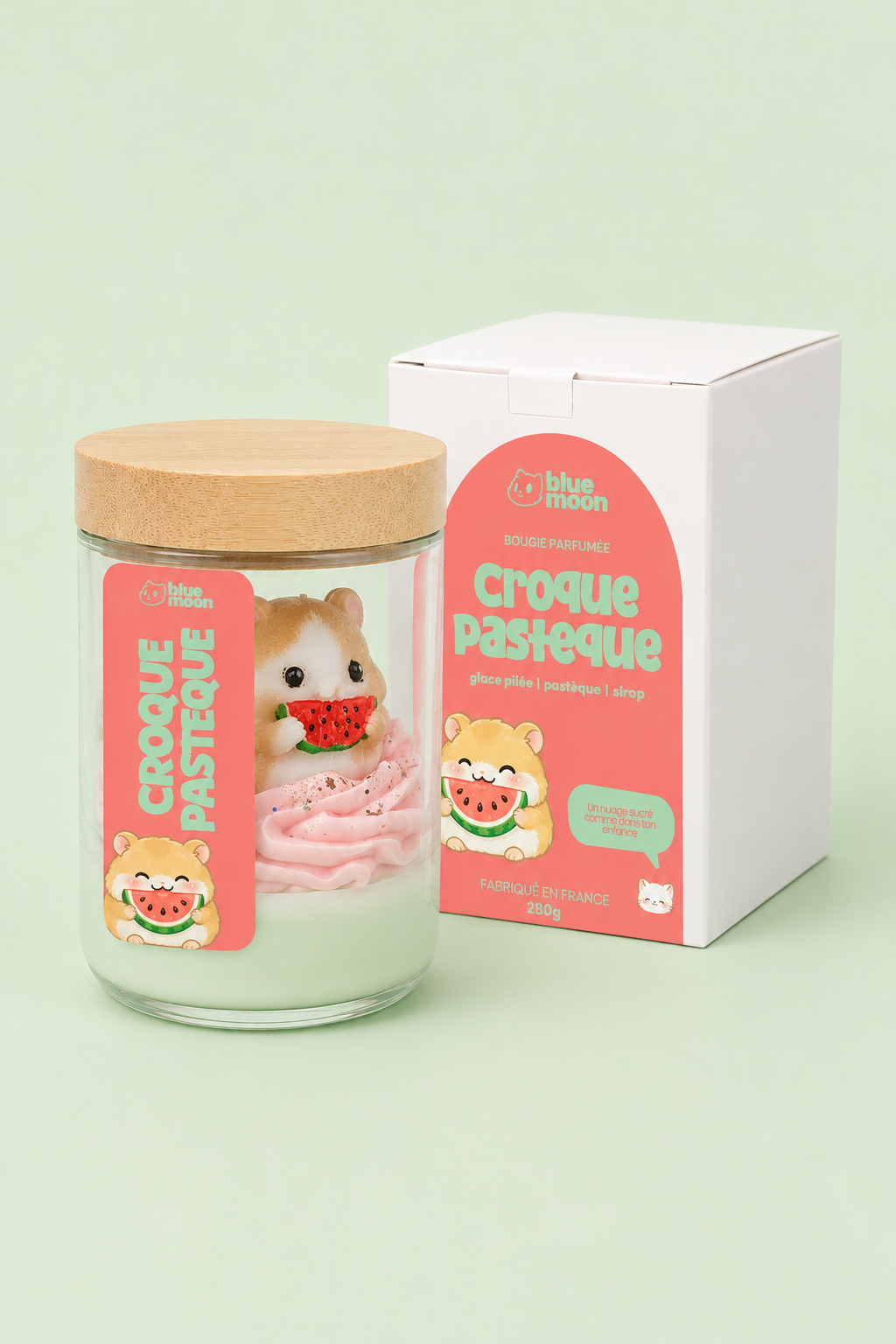 Bougie parfumée - Croque Pastèque