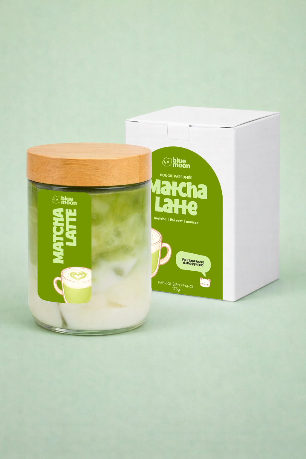 Bougie parfumée - Matcha Latte