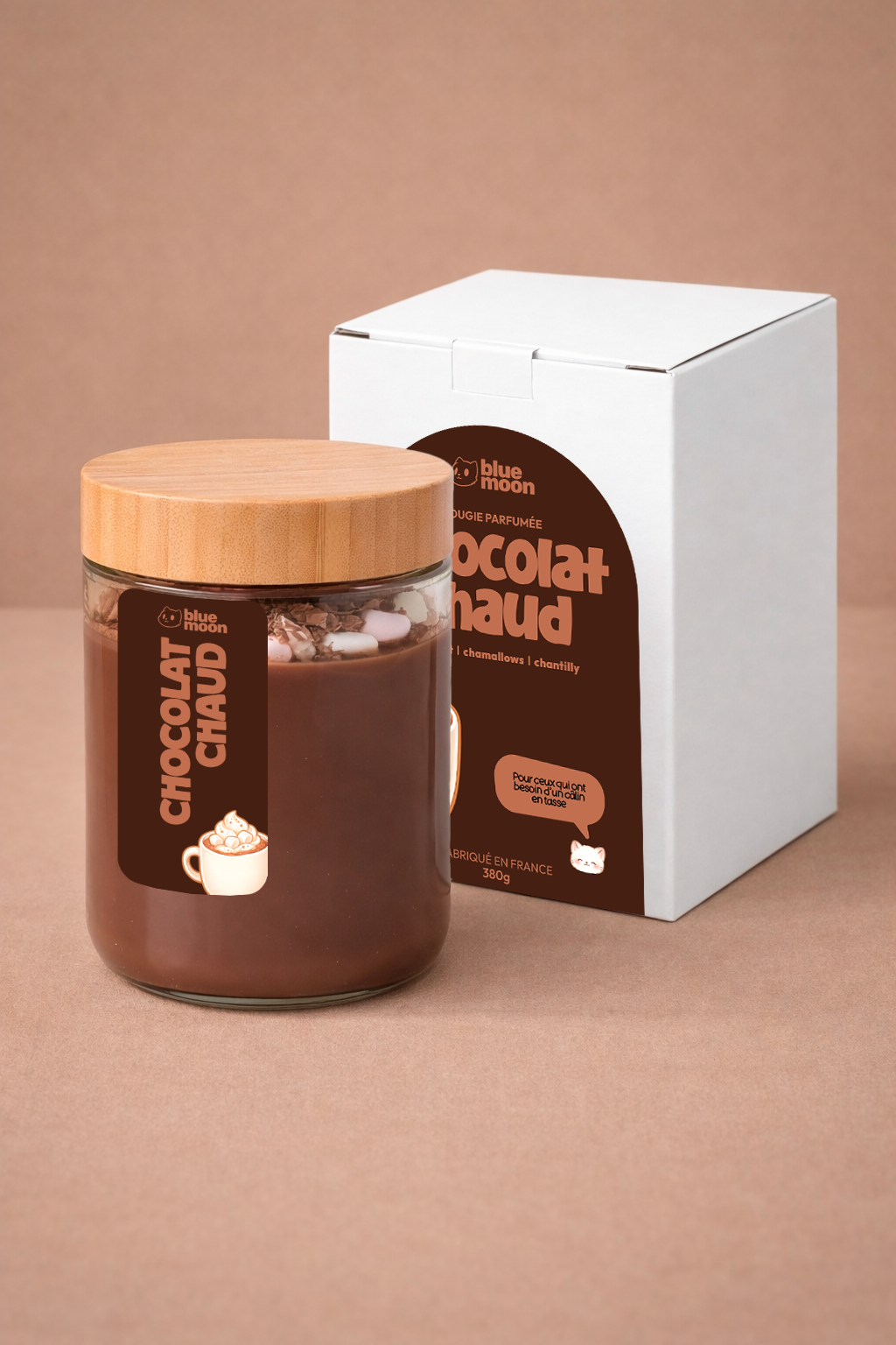 Bougie parfumée - Chocolat chaud