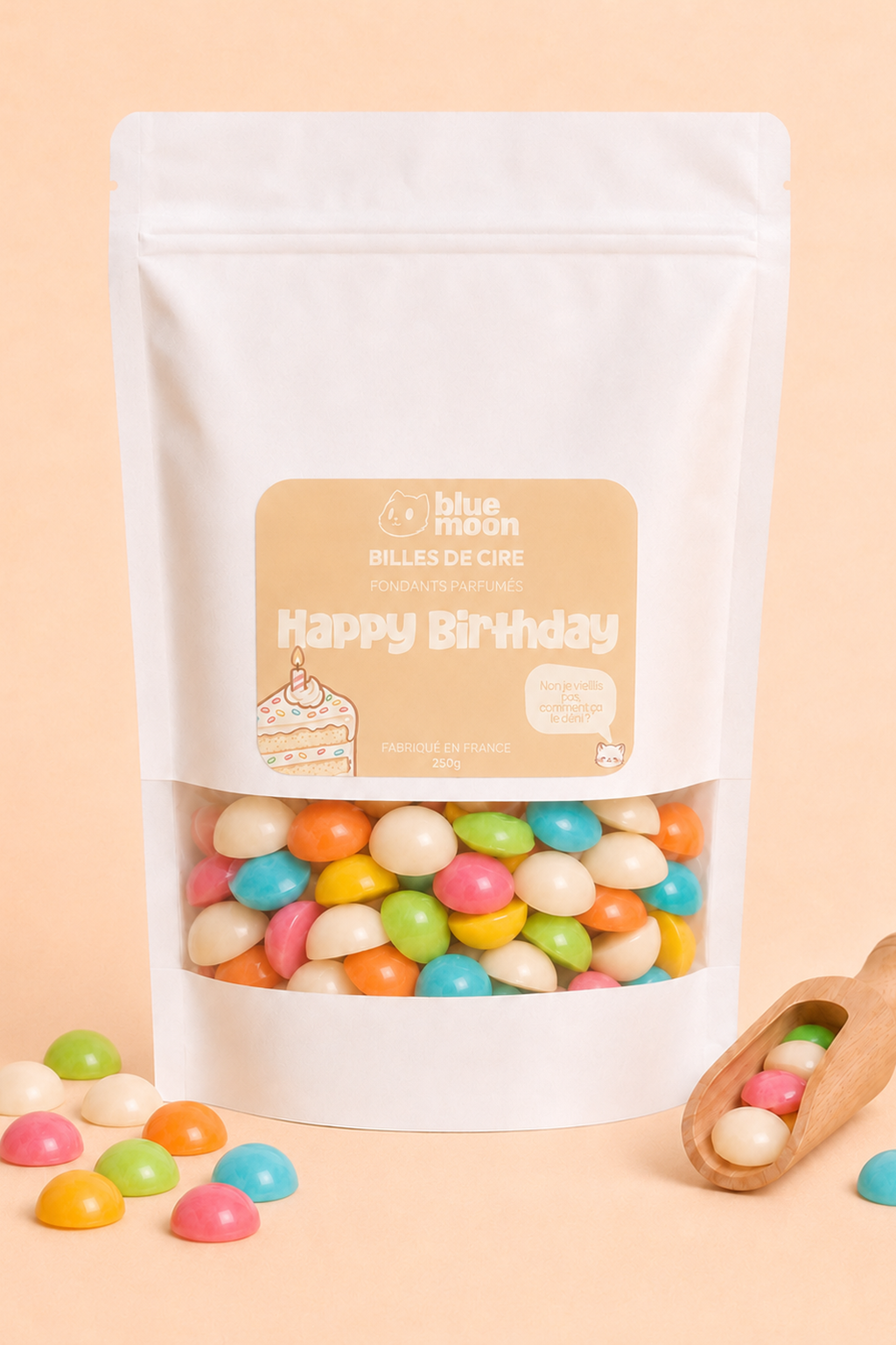 Fondants parfumés - Happy Birthday