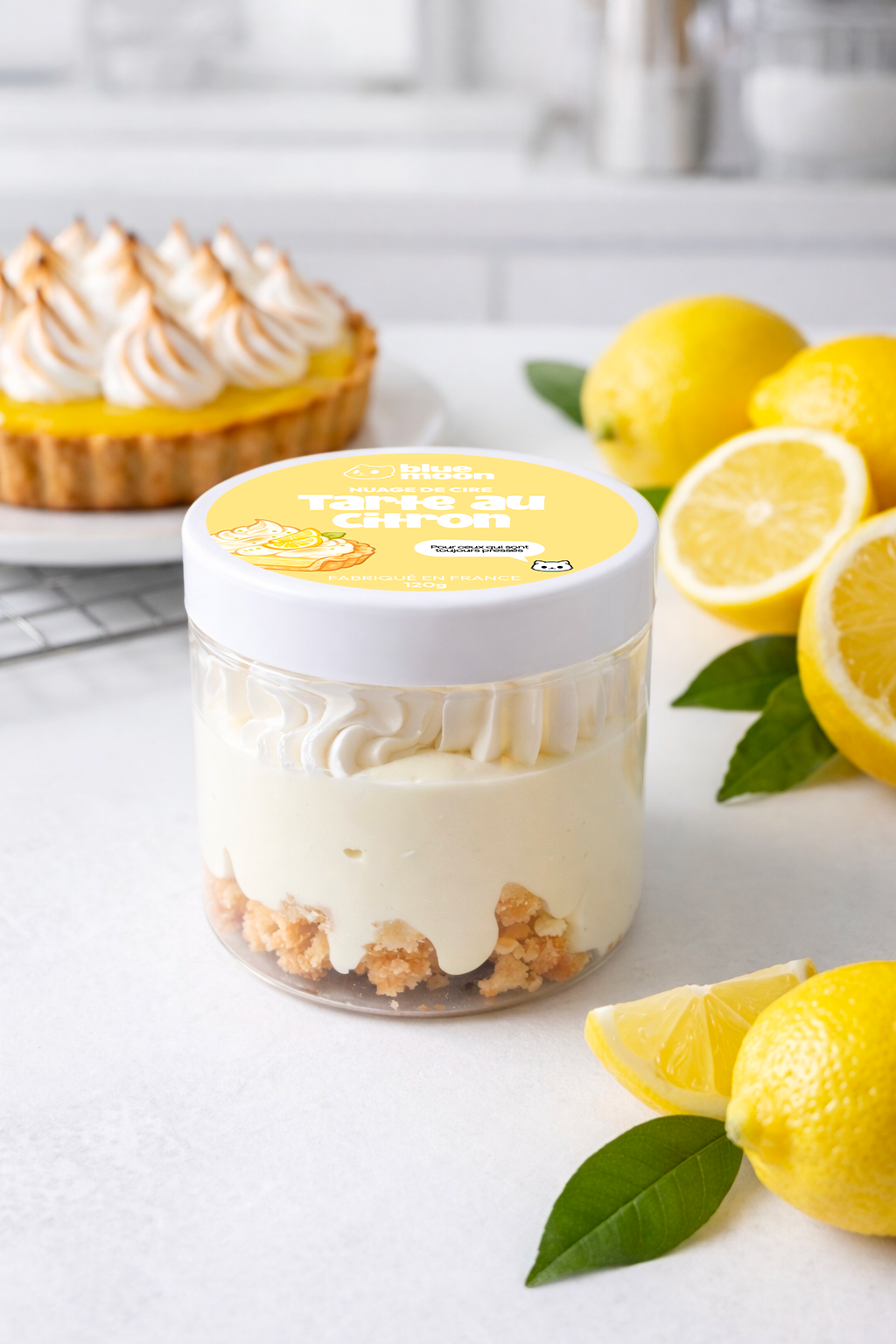 Fondant parfumé - Tarte au citron