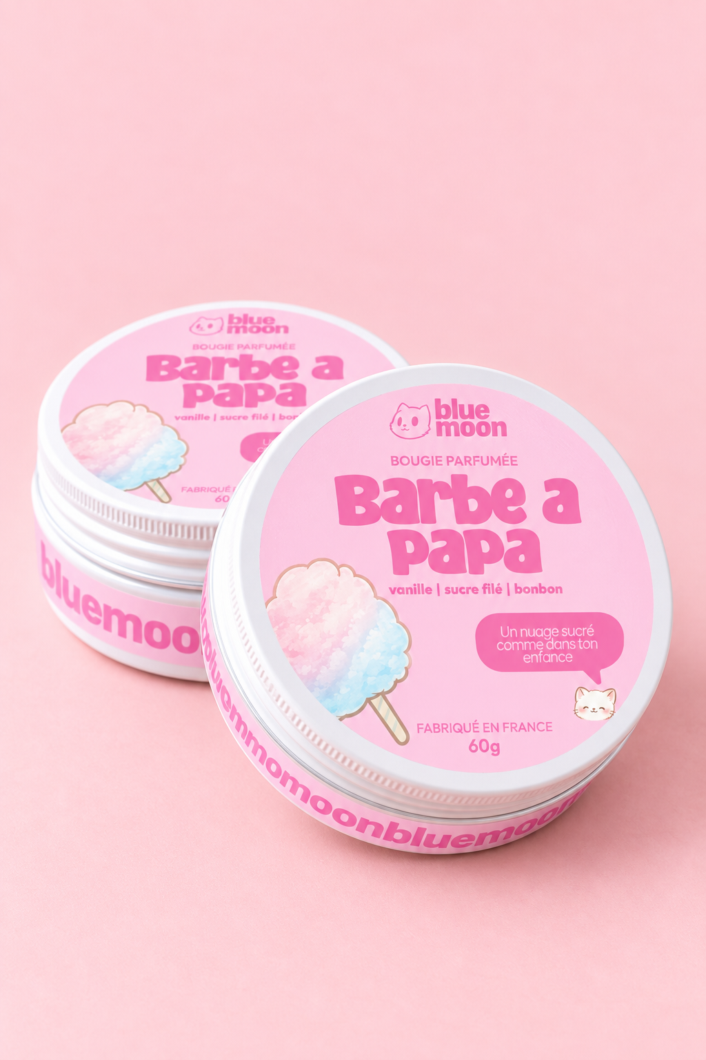 Bougie parfumée - Barbe à papa
