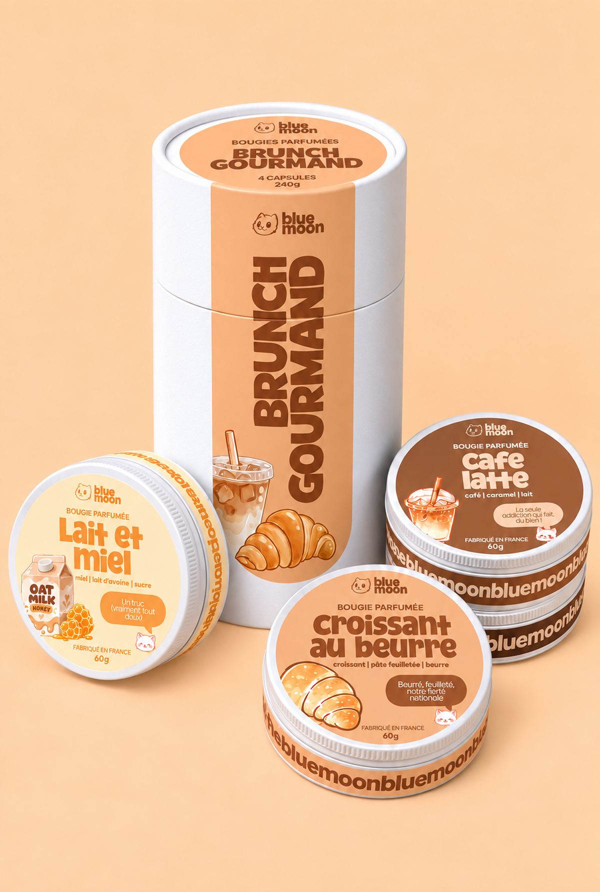 Bougies parfumées - Brunch gourmand