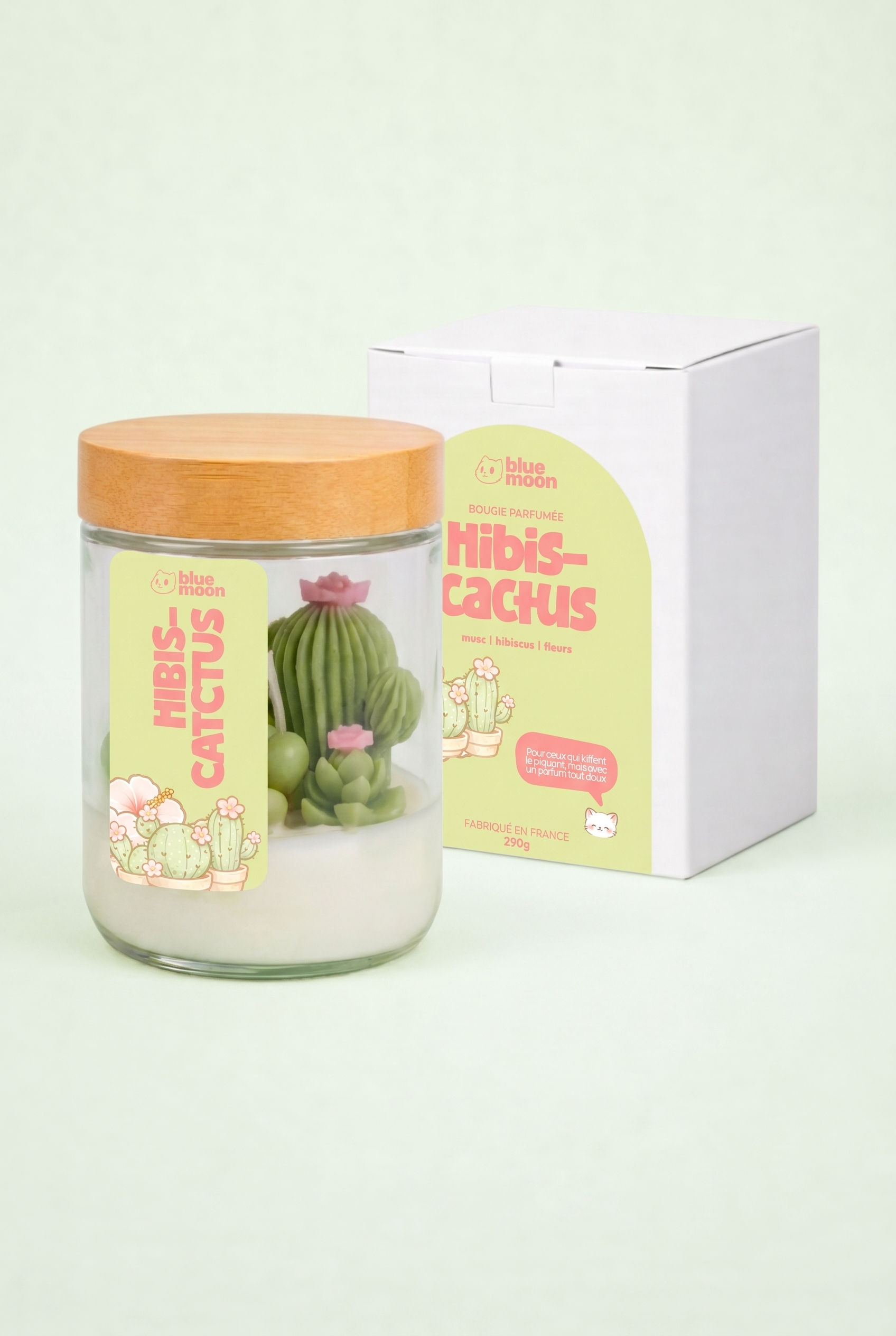 Bougie parfumée - Hibis-cactus